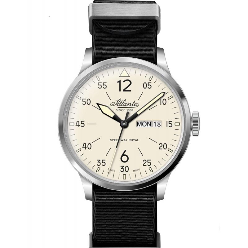 Ceas barbatesc Atlantic 68351.41.95NY Quartz Argintiu