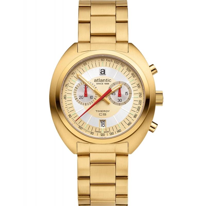 Ceas barbatesc Atlantic 70467.45.35 Quartz Auriu