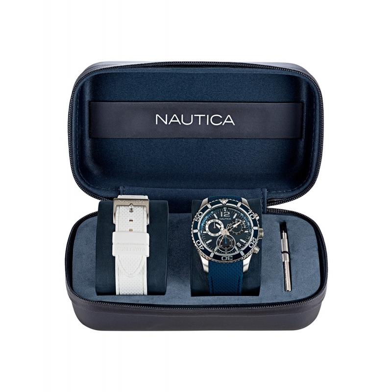 Ceas barbatesc Nautica NAPLECR06 Quartz Argintiu