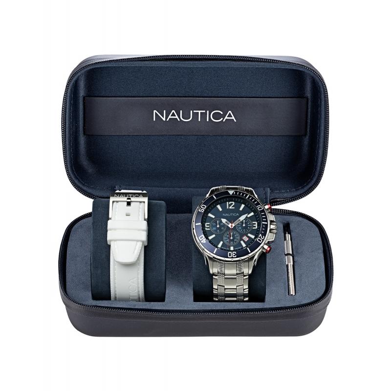 Ceas barbatesc Nautica NAPNSS123 Quartz Argintiu