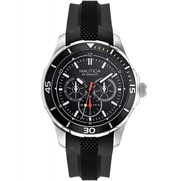 Ceas barbatesc Nautica NAPLECR09 Quartz Argintiu