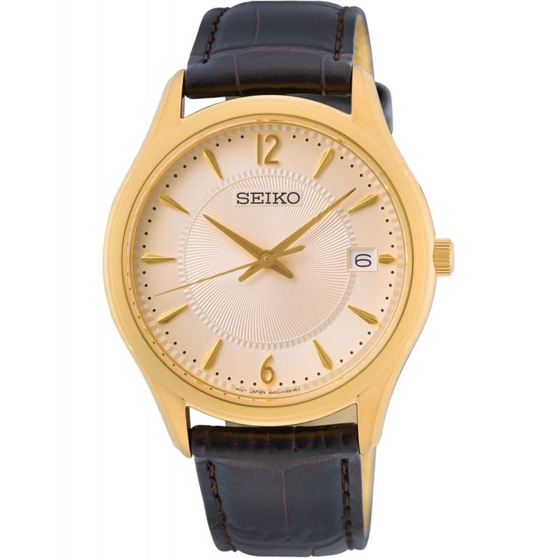 Ceas barbatesc Seiko SUR472P1 Quartz Auriu