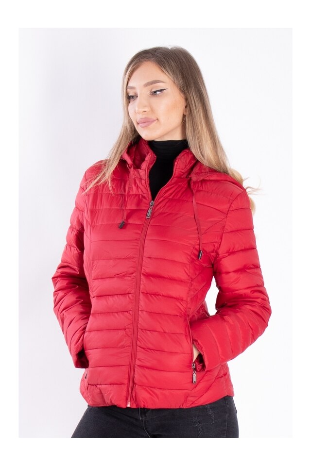 Geaca Dama Freya Rosu