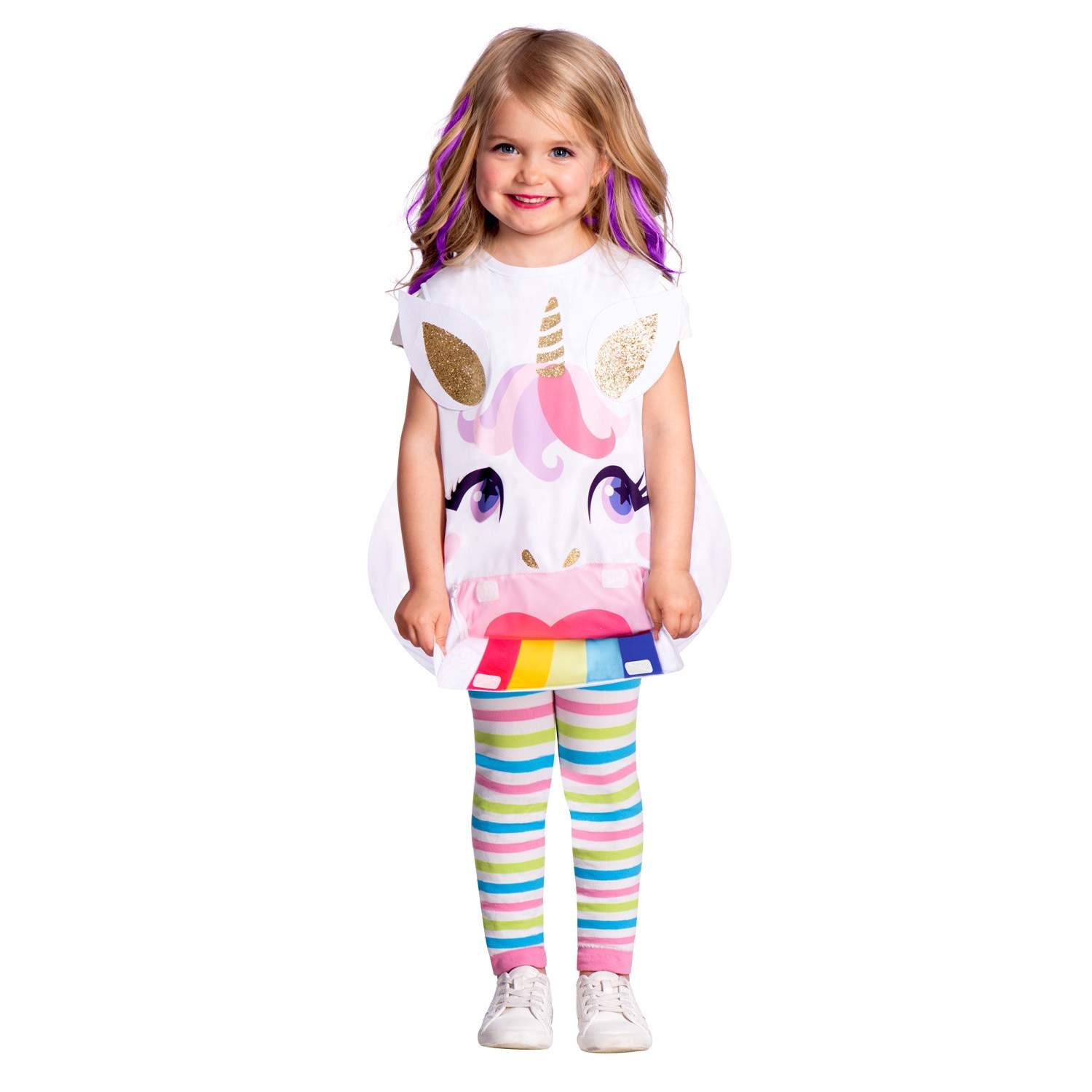Costum carnaval unicorn fete complet 120cm(5-6ani)