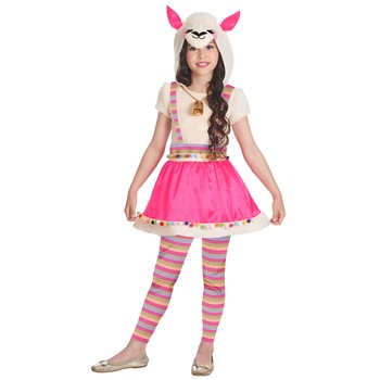 Costum carnaval animalut Lama copii fete 120cm(5-6ani) Costum carnaval animalut Lama copii fete 120cm(5-6ani)