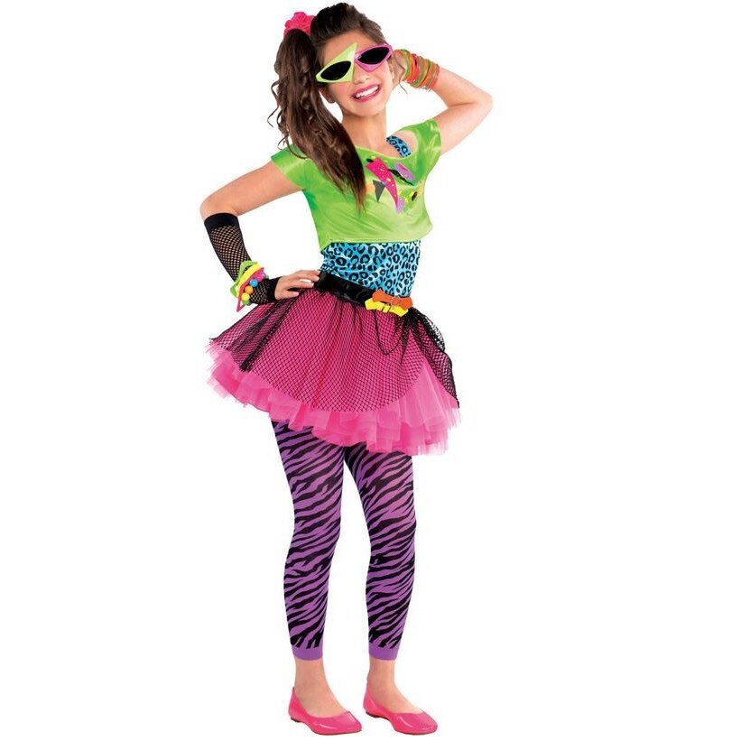 Costum carnaval disco fete complet 160cm(11-13ani)
