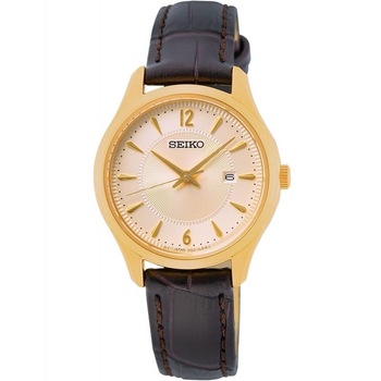 Ceas dama Seiko SUR478P1 Quartz Auriu Ceas dama Seiko SUR478P1 Quartz Auriu