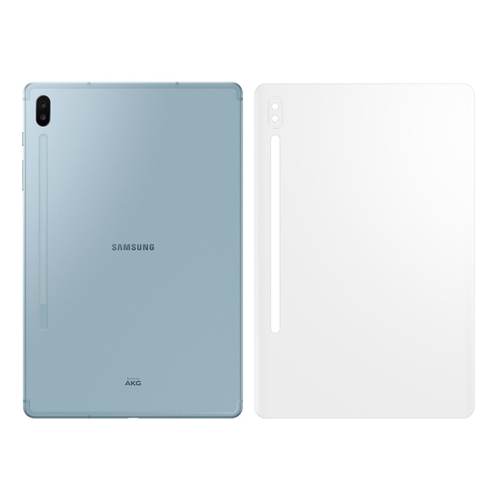 SILKASE matt hátfólia Samsung Galaxy Tab S6 5G telefonhoz, hátvédelem, megújuló szilikon