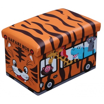 Taburet pliabil cu spatiu de depozitare, pentru copii, 48 x 32 x 32 cm , Grunberg TB64SF Taburet pliabil cu spatiu de depozitare, pentru copii, 48 x 32 x 32 cm , Grunberg TB64SF