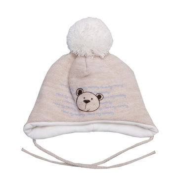 Caciula iarna, din acril, Teddy, crem Caciula iarna, din acril, Teddy, crem