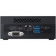 Mini PC ASUS PN41-BC034ZV, Intel® Celeron® N5100, 4GB DDR4, 128GB SSD M.2 PCIe, Wi-Fi, Intel® UHD Graphics, Microsoft Windows 10 Pro