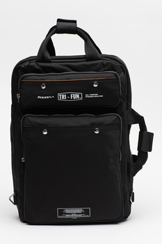 Diesel, Rucsac uni Trophy, Negru/Alb/Oranj Diesel, Rucsac uni Trophy, Negru/Alb/Oranj