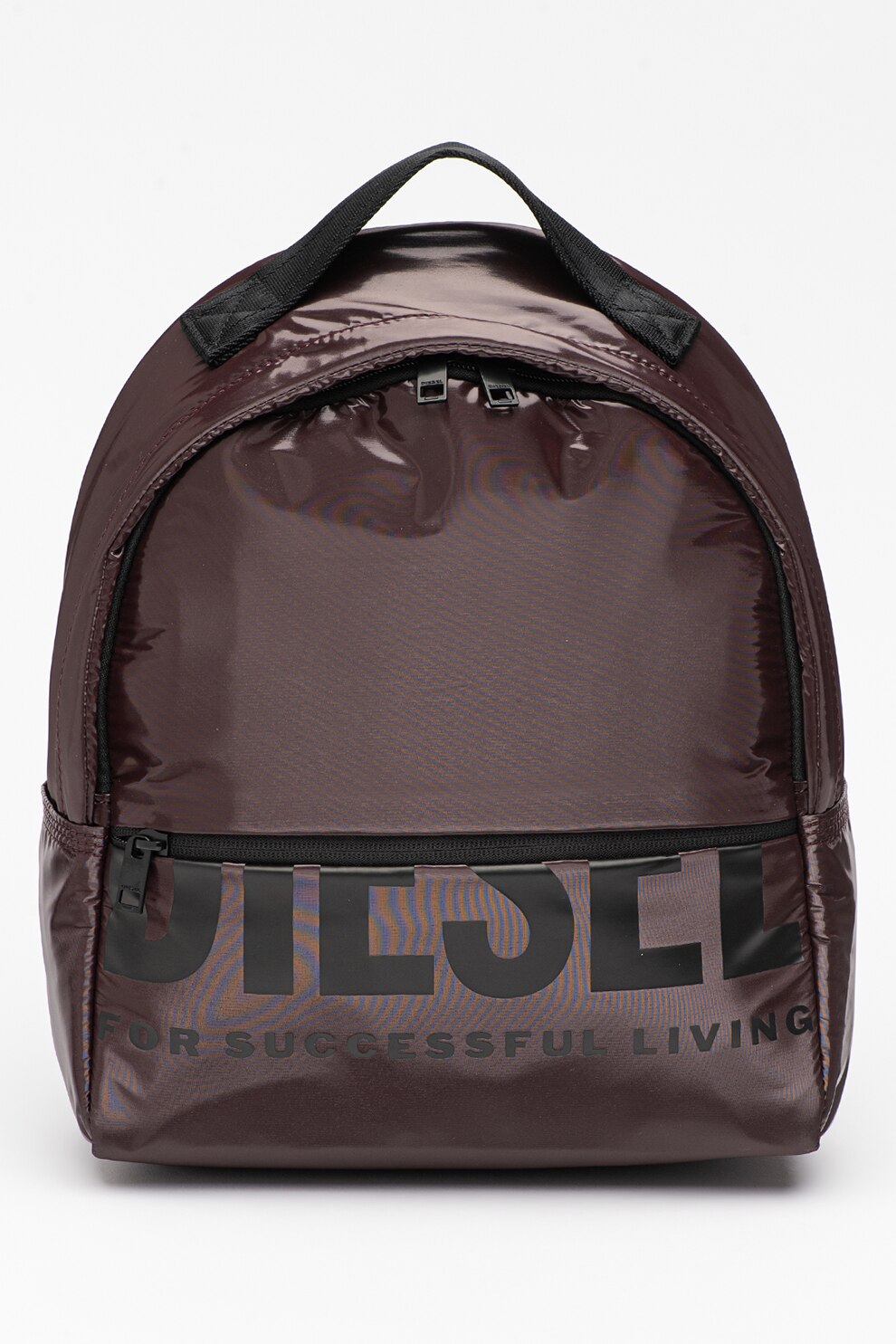 Diesel, Rucsac cu imprimeu logo supradimensionat F-Bold II, Violet pruna