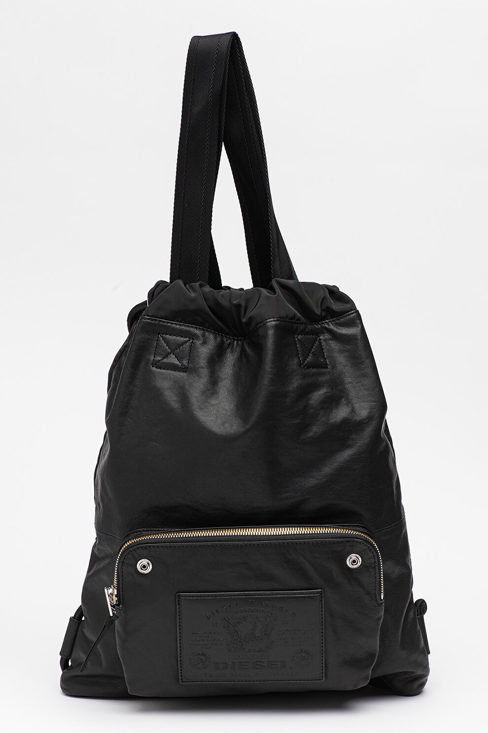 Diesel, Rucsac cu buzunar exterior Trophy, Negru
