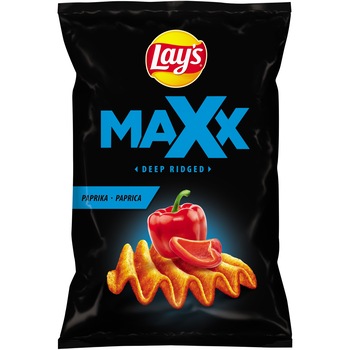 Chipsuri din cartofi cu gust de paprika Lay’s Maxx, 130g