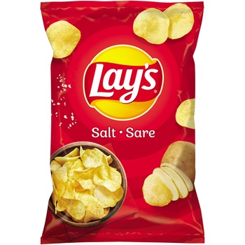 Chipsuri din cartofi cu sare Lay’s Salt, 215g