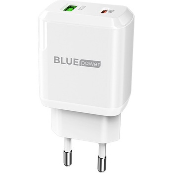 Incarcator Retea BLUE Power BCN5, Quick Charge, 20W, Alb Incarcator Retea BLUE Power BCN5, Quick Charge, 20W, Alb