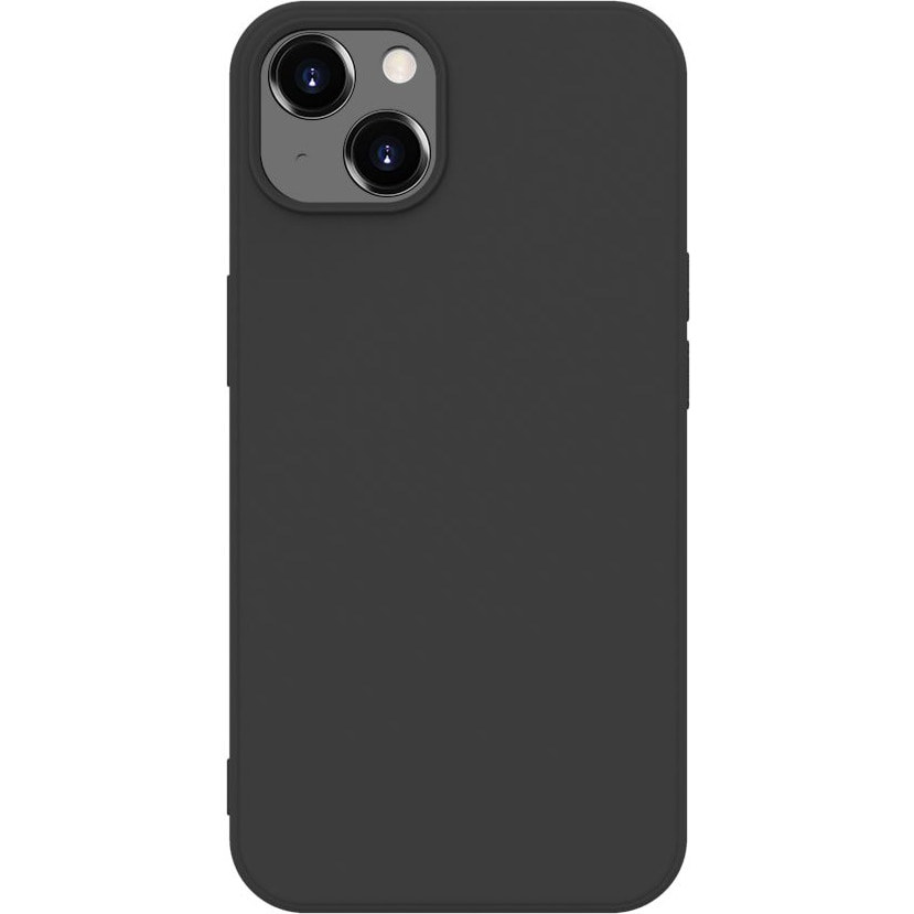 Husa de protectie Lemontti, Silicon Soft Slim pentru iPhone 13, Black