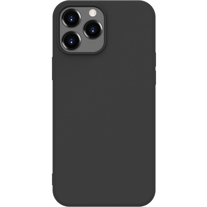 Husa de protectie Lemontti, Silicon Soft Slim pentru iPhone 13 Pro, Black