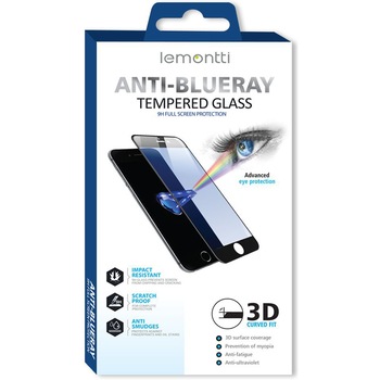 Folie de protectie Folie de protectie Lemontti, Sticla Anti-BlueRay iPhone 13 Mini Black , 0.3mm, 9H Folie de protectie Folie de protectie Lemontti, Sticla Anti-BlueRay iPhone 13 Mini Black , 0.3mm, 9H