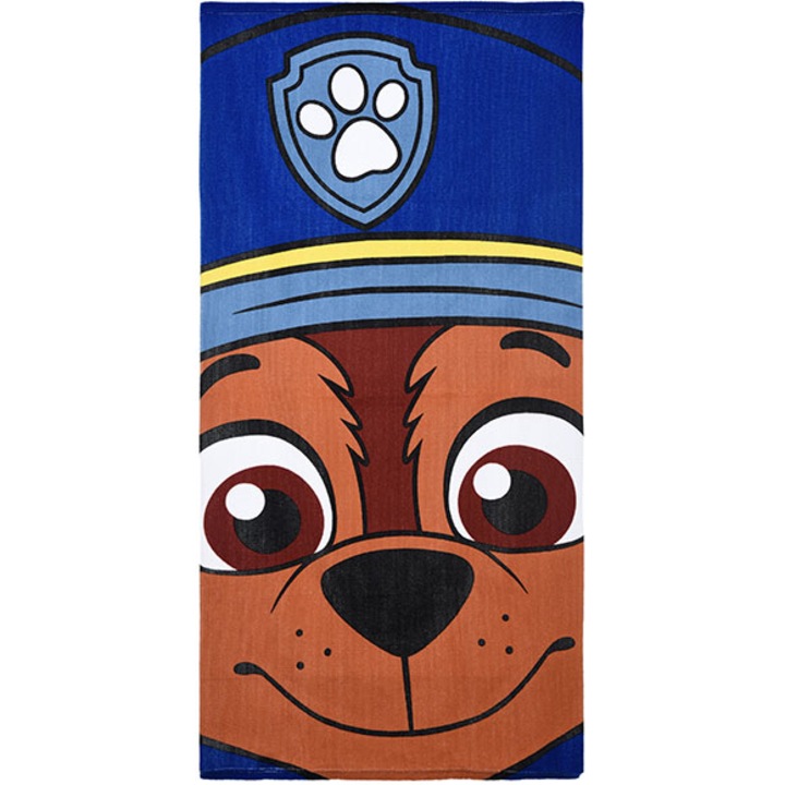 Prosop de plaja, Paw Patrol, 140 x 70 cm, Multicolor