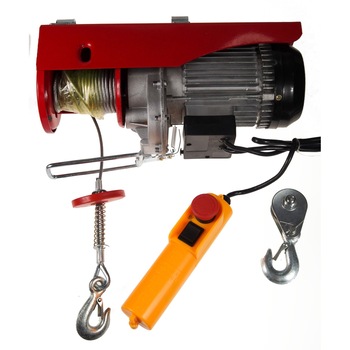 Macara electrica cu telecomanda 220V 1300W 400/800 kg inaltime de ridicare 12m 14553 BlackTools Macara electrica cu telecomanda 220V 1300W 400/800 kg inaltime de ridicare 12m 14553 BlackTools