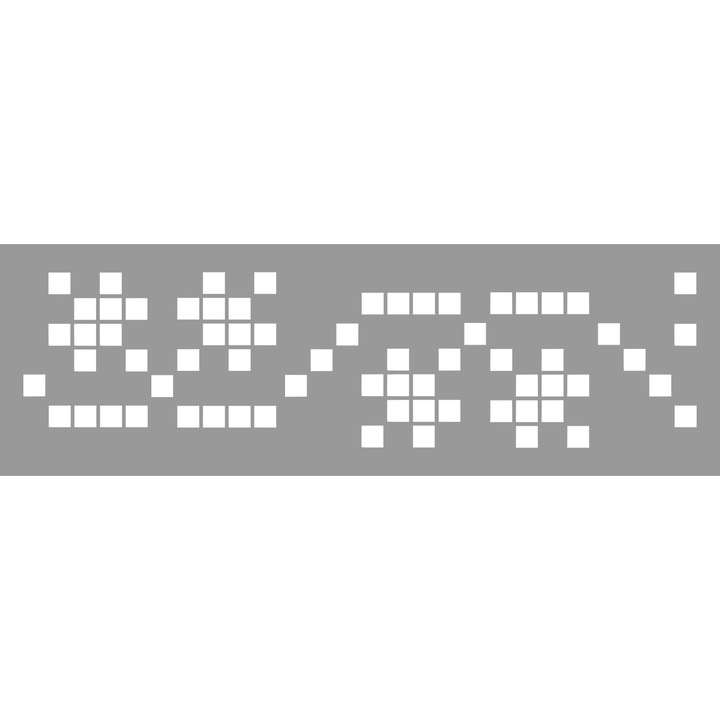 Sablon 59 x 19cm grosime 0.5mm Refolosibil Repetitiv Motiv Traditional - SMTR17