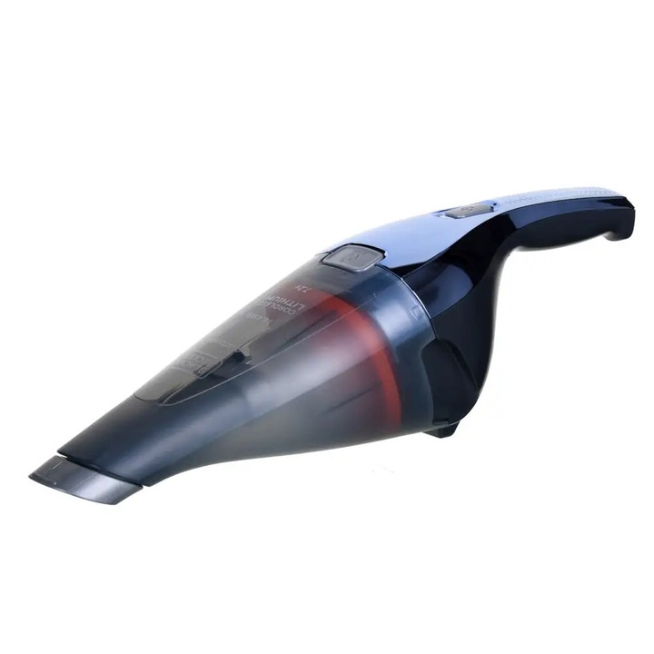 Aspirator de mana Black&Decker NVC220WBC-QW, 7.2 V, 370 ml, Albastru