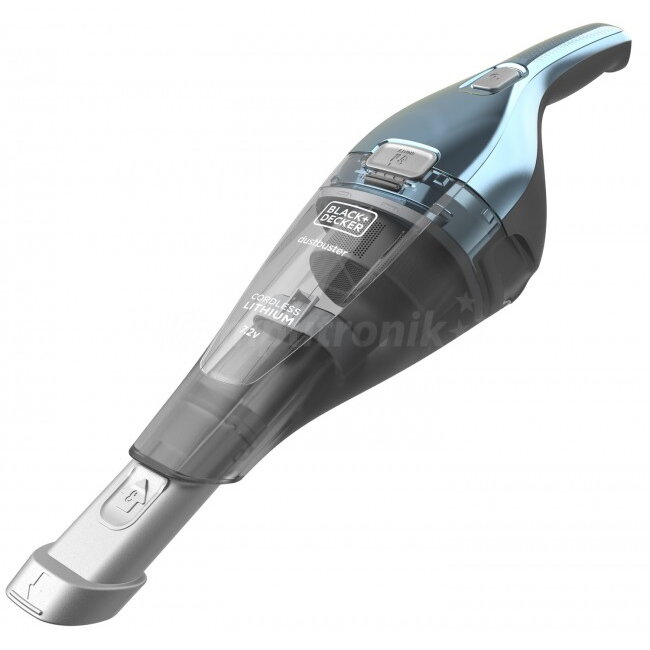 Aspirator de mana Black&Decker NVC220WBC-QW, 7.2 V, 370 ml, Albastru
