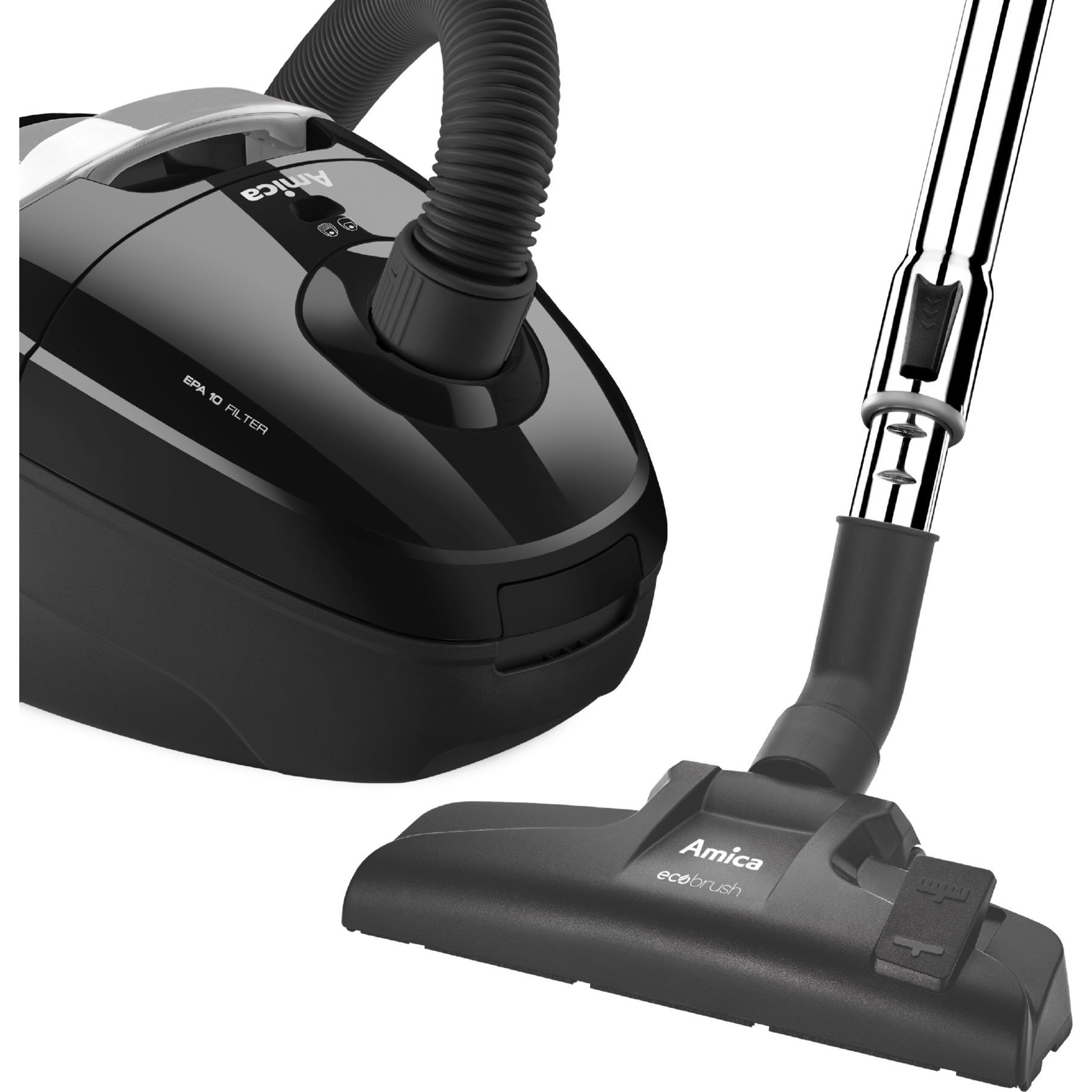 Aspirator cu sac Amica Ora VM1032, 900 W, 2 l, Negru