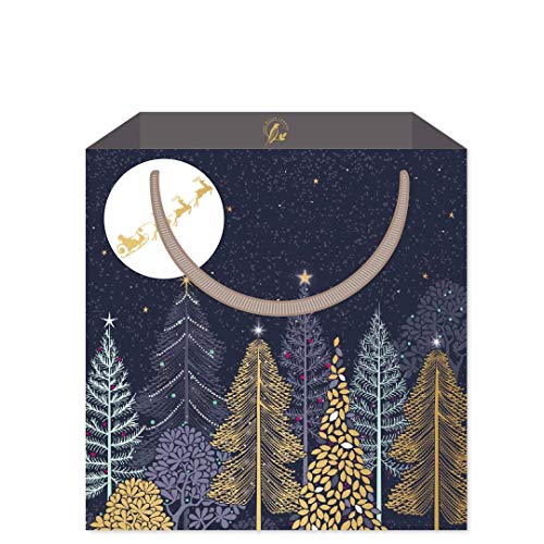 Punga cadou medie - Sara Miller Winter Forest Santa, Cu model