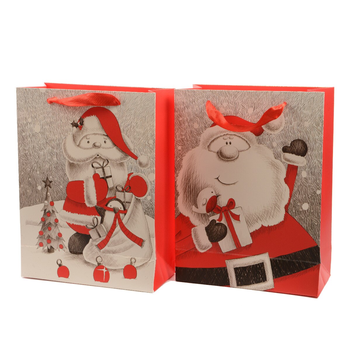 Punga cadou - Santa, Cu model