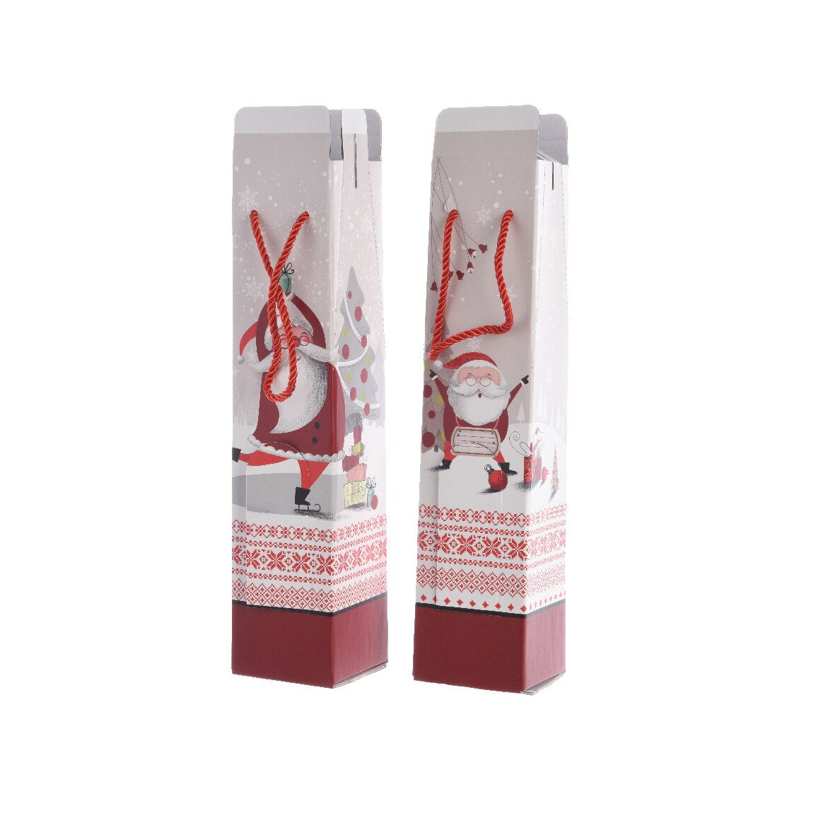 Cutie pentru cadou inalta - Red, Cu model