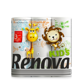 Hartie igienica pentru copii, 9 role Hartie igienica pentru copii, 9 role