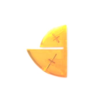 Set consola papagal Gondola 9 x 4,2 x 12 cm, galben transparent, 2 buc Set consola papagal Gondola 9 x 4,2 x 12 cm, galben transparent, 2 buc