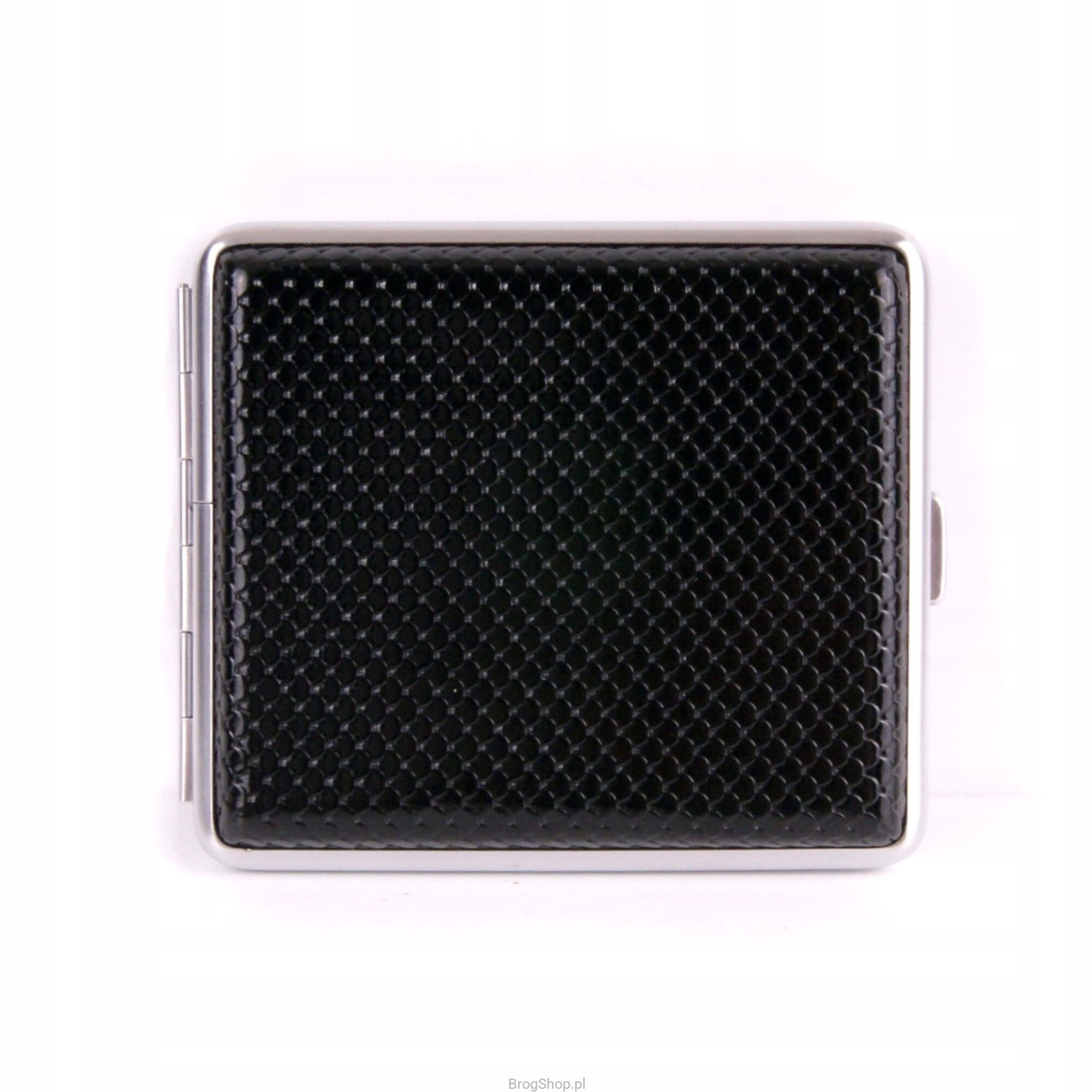 Tabachera, Otel, 9x9x1cm, Negru