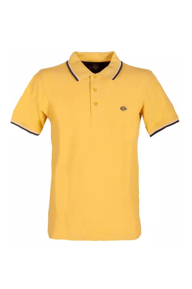 Tricou Polo Barbati Nazareno Gabrielli din bumbac, Galben