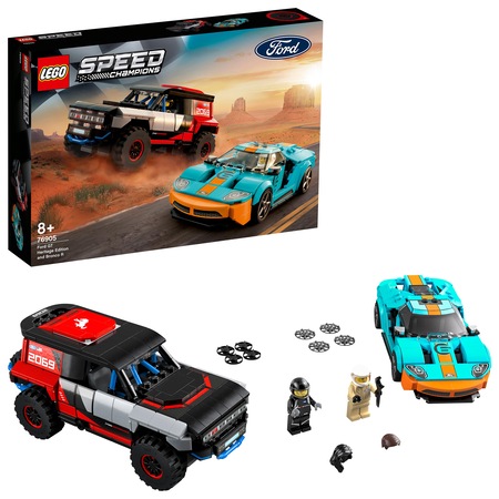 LEGO® Speed Champions Ford GT Heritage Edition and Bronco R