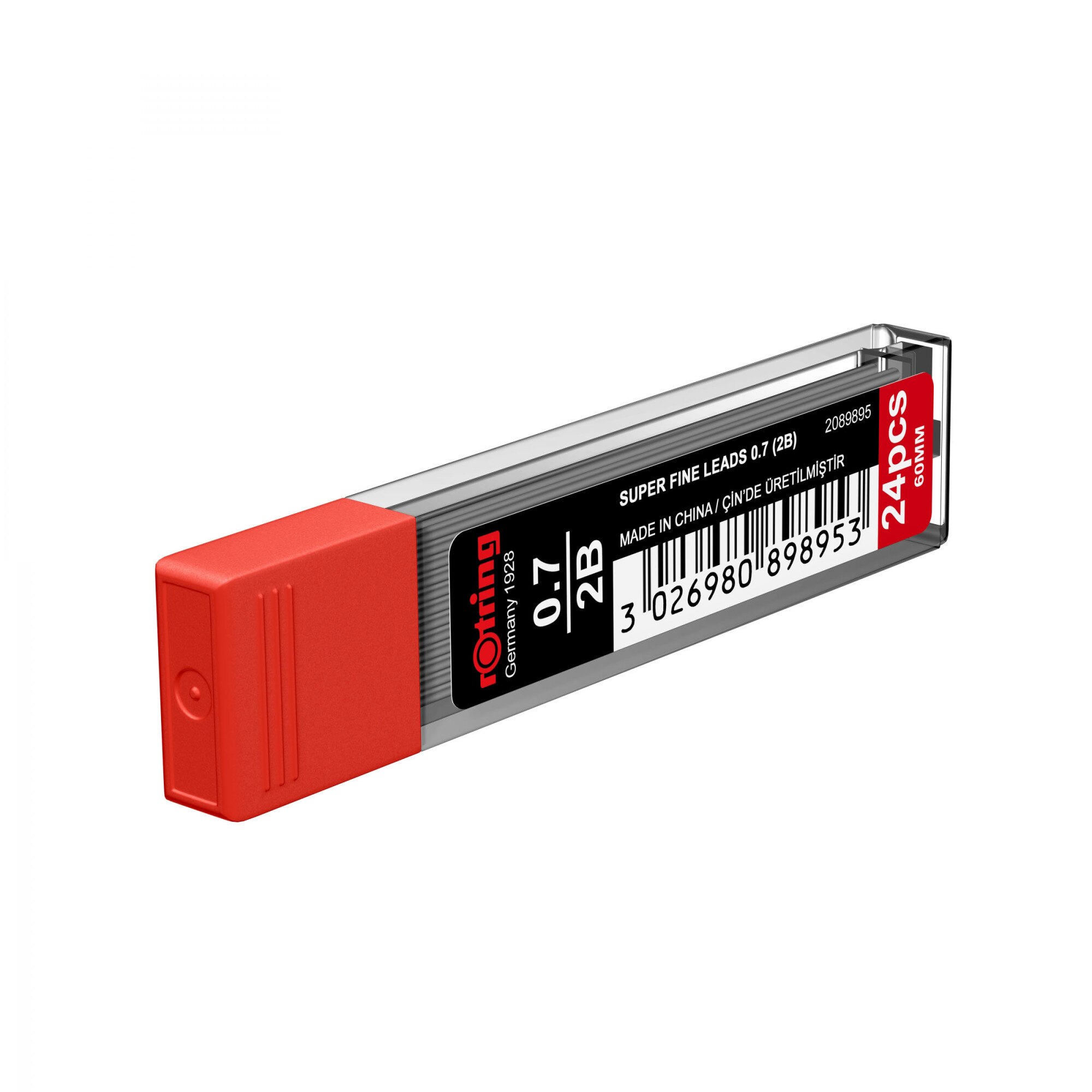 Set 24 Mine grafit Rotring, 0.7mm, 2B