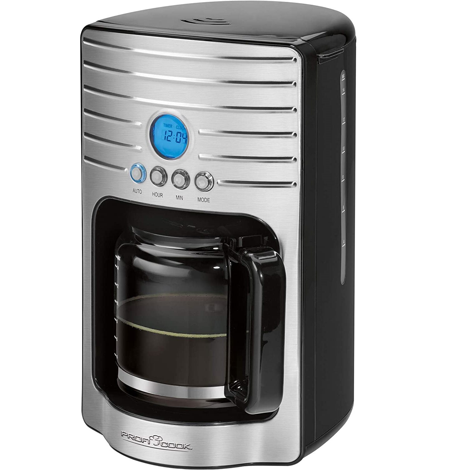 Cafetiera ProfiCook PC-KA 1120, 1000 W, 1,7 l, Negru/Argintiu
