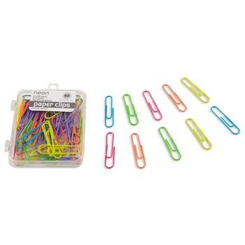 Set agrafe pentru birou, Zola, 60bucati, multicolore, 52mm Set agrafe pentru birou, Zola, 60bucati, multicolore, 52mm
