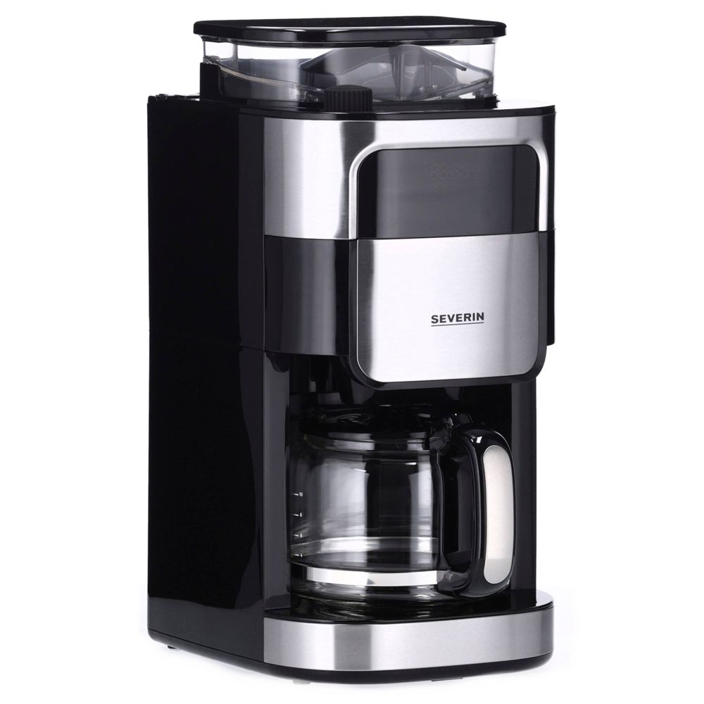 Severin KA 4813, 1000W, 1.25L, Félautomata, LED Kijelzős, EzüstFekete