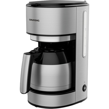 Cafetiera Grundig KM 5620 T, 1000 W, 1 l, Argintiu Cafetiera Grundig KM 5620 T, 1000 W, 1 l, Argintiu