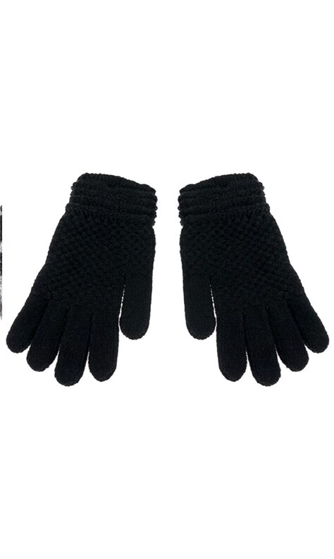 Manusi dama, Zola®, de iarna, negre,cu elastic la inchietura, marime universala