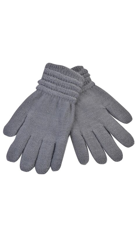Manusi dama, Zola®, de iarna, gri,cu elastic la inchietura, marime universala