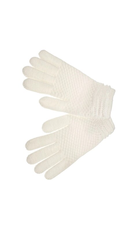 Manusi dama, Zola®, de iarna, crem,cu elastic la inchietura, marime universala