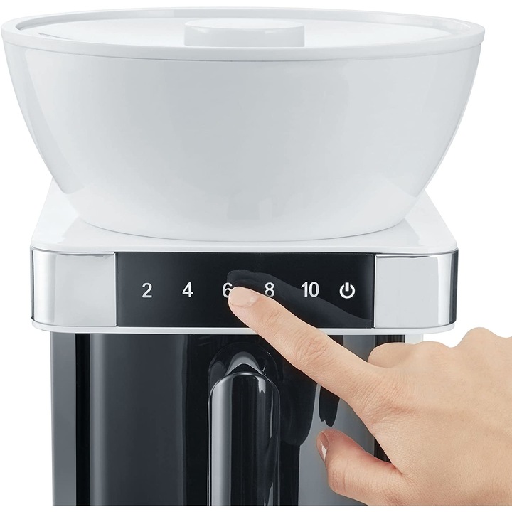 Cafetiera Graef FK701, 1200 W, 1.25 l, 10 cesti, Alb