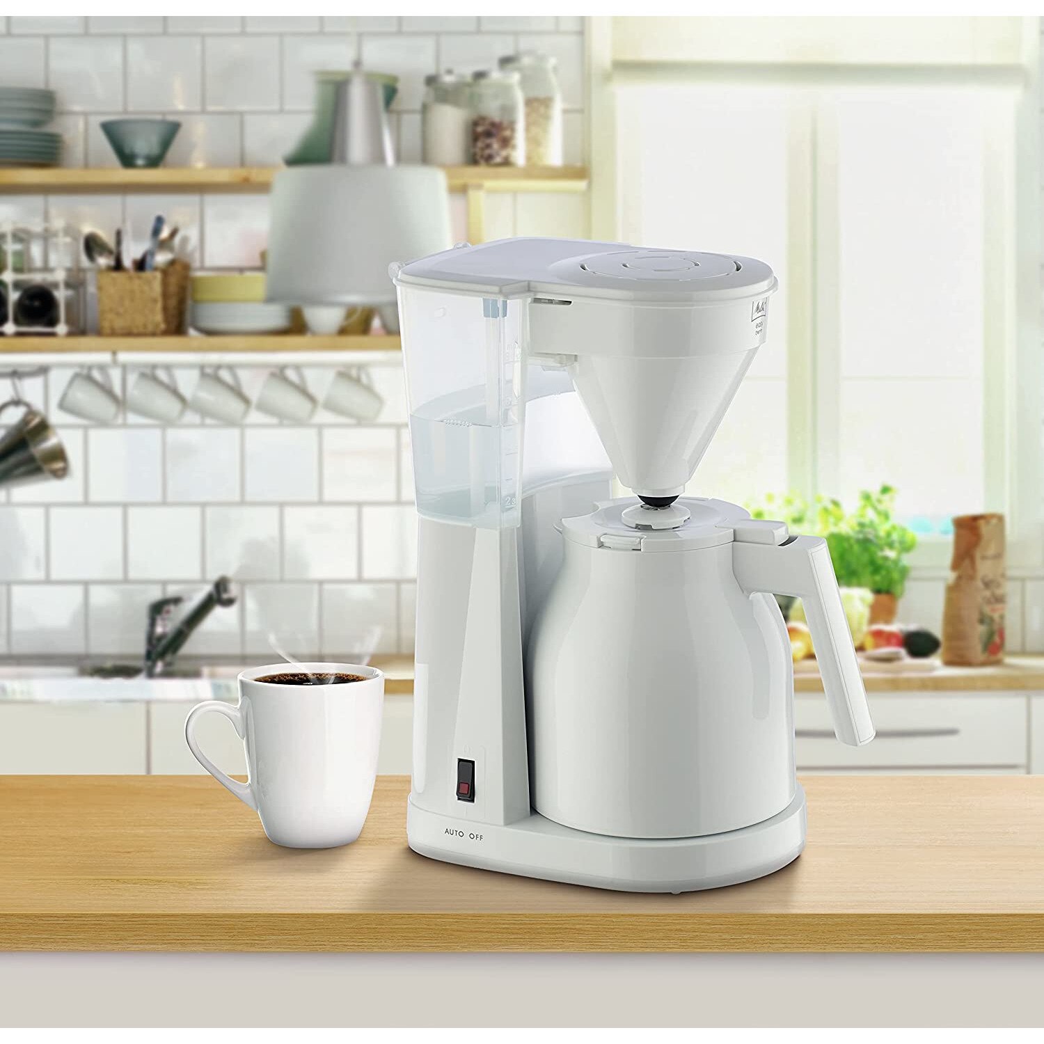 Cafetiera Melitta Easy II 1023-05, 1050 W, 1 l, Alb - eMAG.ro