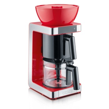 Cafetiera Graef FK 703, 1200 W, 1.2 l, 10 cesti, oprire automata, Rosu Cafetiera Graef FK 703, 1200 W, 1.2 l, 10 cesti, oprire automata, Rosu