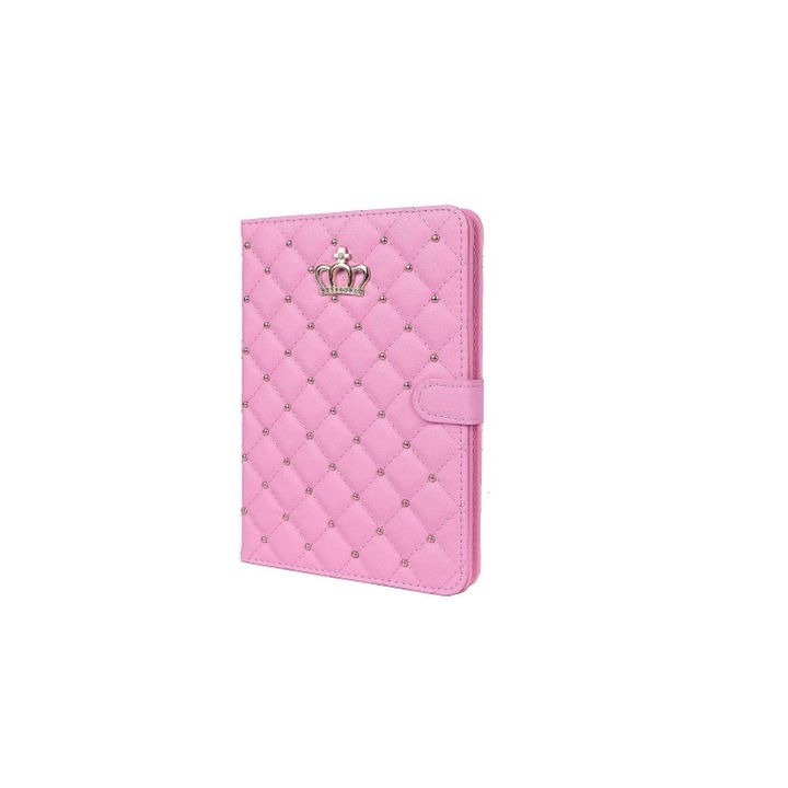 9.7-инчов 9.7-инчов калъф за iPad от еко кожа Crown, Розов
